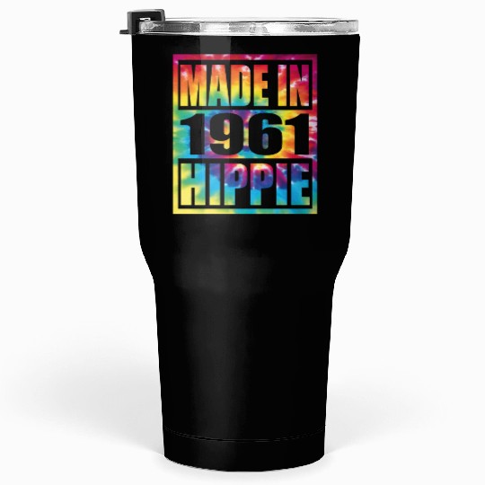 Hippie Birthday 1961 Tumblers 30 Oz
