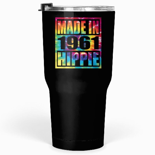 Hippie Birthday 1961 Tumblers 30 Oz
