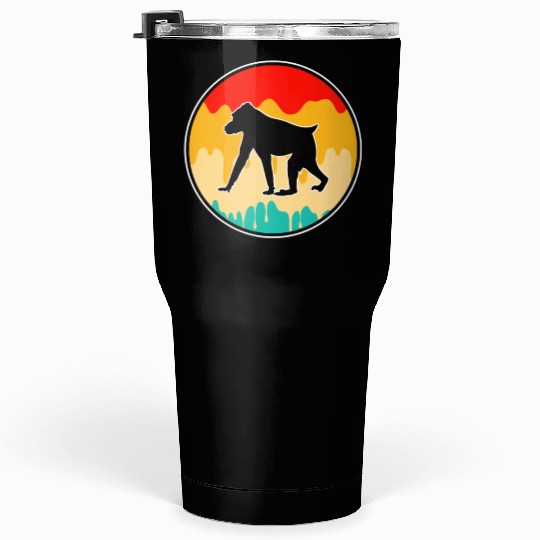 monkey retro Tumblers 30 Oz