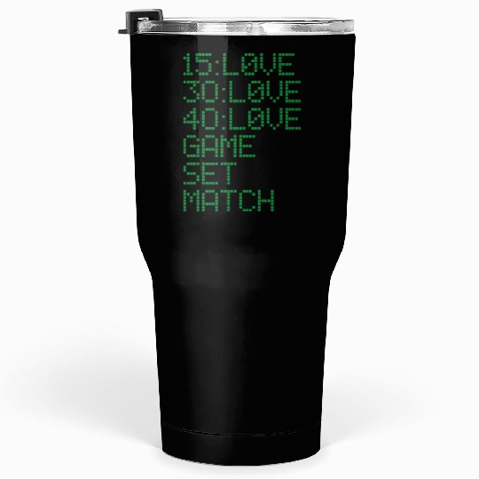 TENNIS Tennis match Tumblers 30 Oz