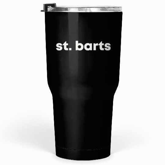 St. Barts - White Tumblers 30 Oz