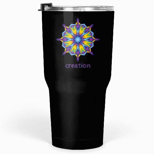 Creation Mandala Design Tumblers 30 Oz