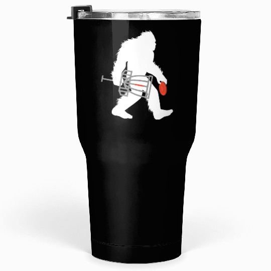 Bigfoot Disc Golf Cryptid Sasquatch Disc Golfer Tumblers 30 Oz