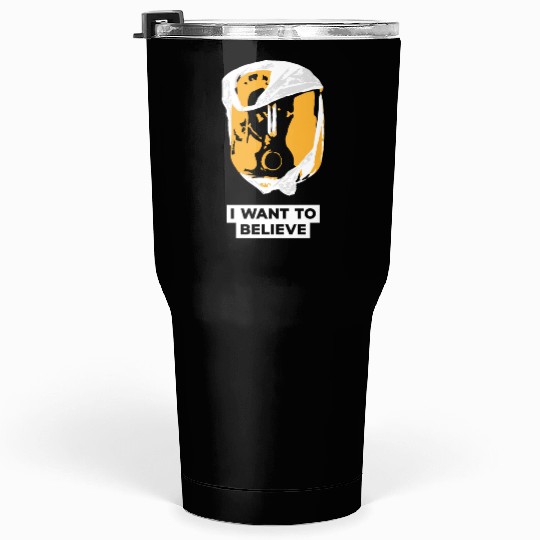 I Want To Believe 001 Skull Tumblers 30 Oz