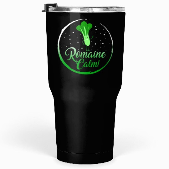 Lettuce Vegetable Tumblers 30 Oz, Romaine Calm Tumblers 30 Oz,