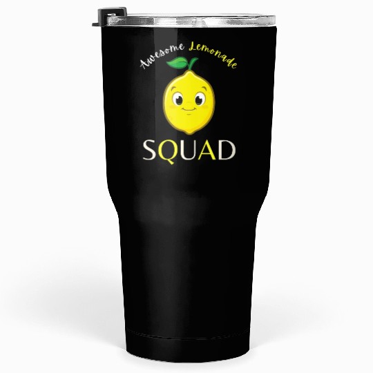 Awesome Lemonade Squad Lemon Lovers For Summer Tumblers 30 Oz
