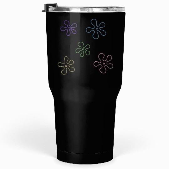 sponge bob flower pack Tumblers 30 Oz