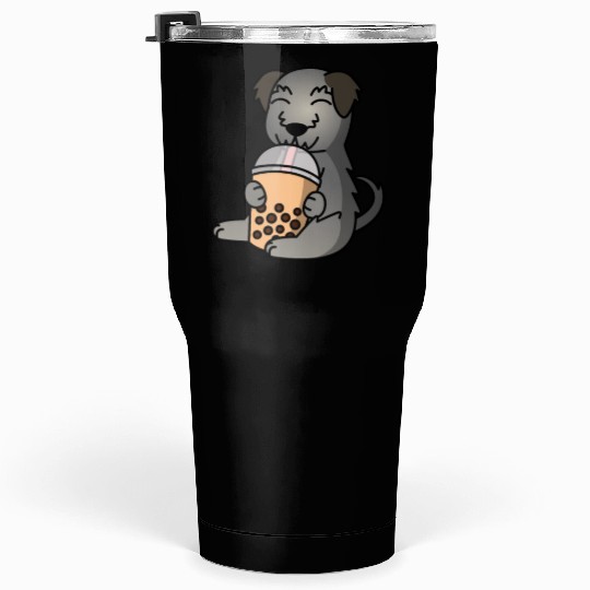 Boba Bubble Tea Irish Wolfhound Tumblers 30 Oz