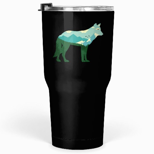 Mountain Wolf Tumblers 30 Oz