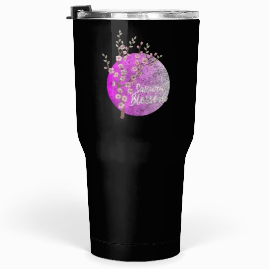 Japan Sakura Blossom Colorful Tumblers 30 Oz