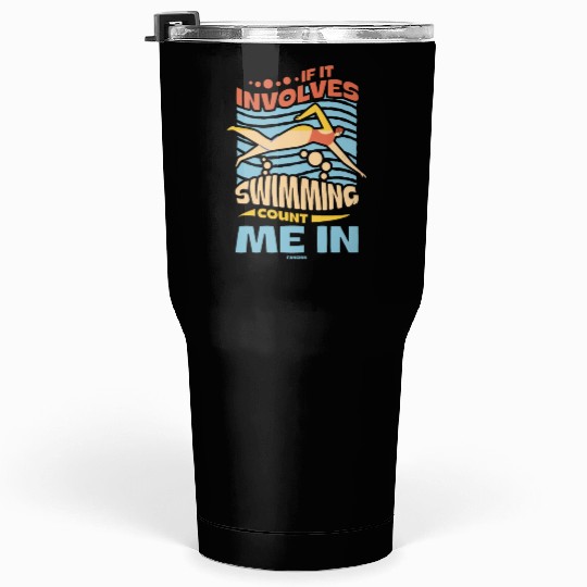 Swimming lifeguard swimming course outdoor pool gi Tumblers 30 Oz