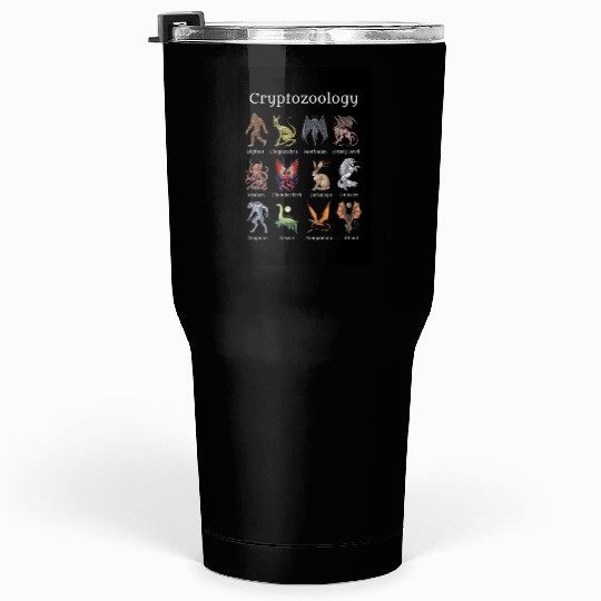 Cryptozoology Cryptid Creatures Tumblers 30 Oz