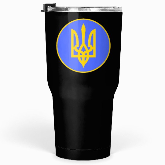 Ukraine trident Tumblers 30 Oz