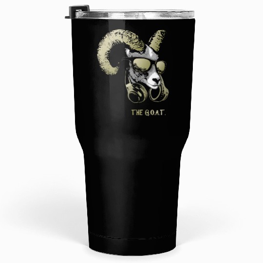 The Goat Bling Cool and Funny Music Animal with Tumblers 30 Oz