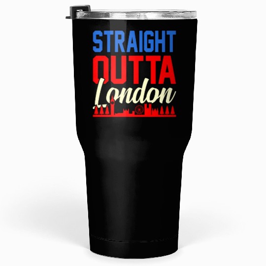 London Funny Gift Idea Tumblers 30 Oz