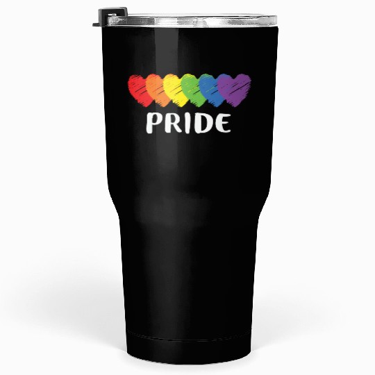 LBGT Flag Gay Pride Human Tumblers 30 Oz