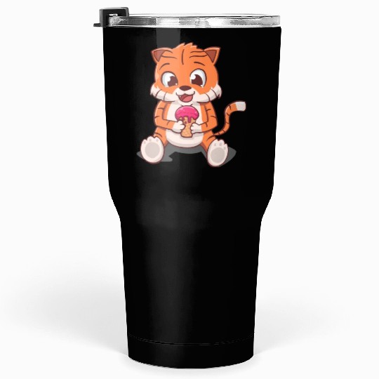 Tiger Ice cream Tumblers 30 Oz
