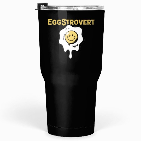 Eggstrovert Happy Extrovert Fried Egg Tumblers 30 Oz