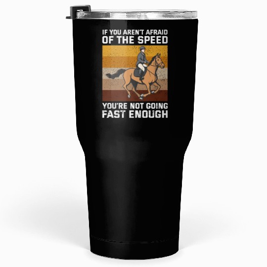 Barrel Racer Rodeo Racing Horse Riding Race Funny Tumblers 30 Oz