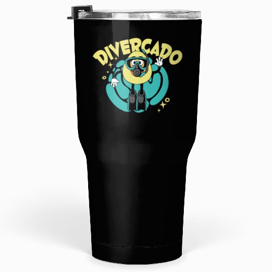 Scuba Diving Diver Tumblers 30 Oz