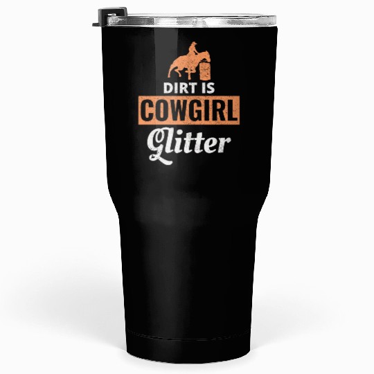 Barrel Racer Rodeo Racing Horse Riding Race Funny Tumblers 30 Oz