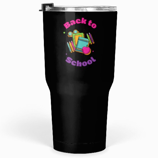 Back to School - Start with a smile Tumblers 30 Oz