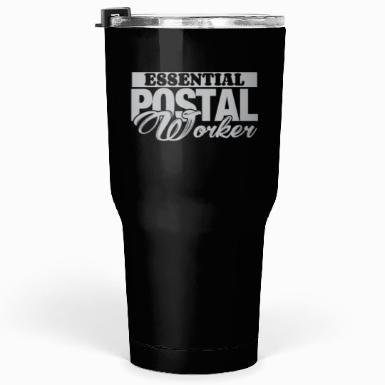 Essential Postal Worker Mailman Postman Courier Tumblers 30 Oz