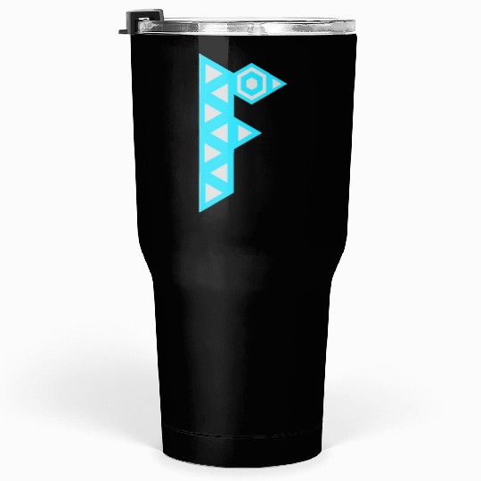 Letter F Logo Robot Tumblers 30 Oz