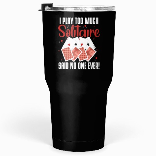 Poker Blackjack Playing Cards Regulars' Table Tumblers 30 Oz