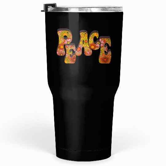 Psychedelic Peace Tumblers 30 Oz