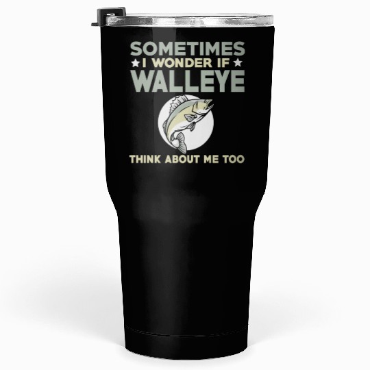 Funny Walleye Fishing Lover Tumblers 30 Oz