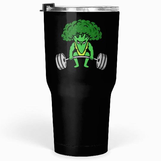 Weightlifting Broccoli For Broccoli Lover Tumblers 30 Oz