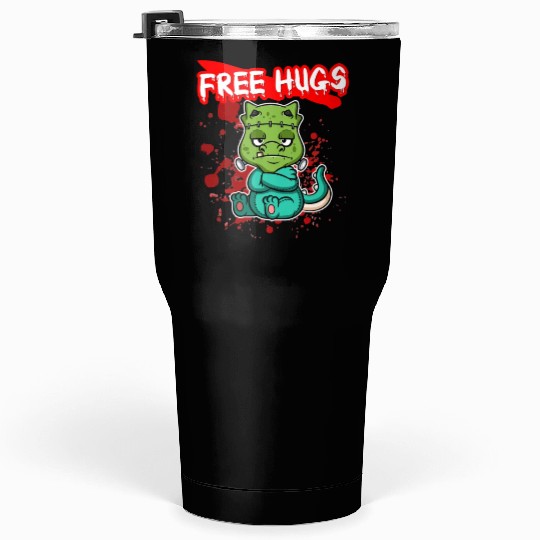 Free Hugs Halloween Sarcasm Scary Creepy Costume Tumblers 30 Oz