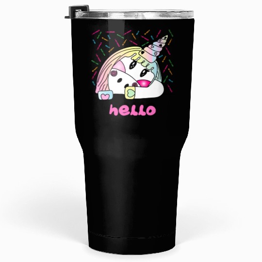 Happy Unicorn Tumblers 30 Oz