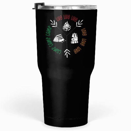 Camping Camper Present Nature Lover Van Tumblers 30 Oz