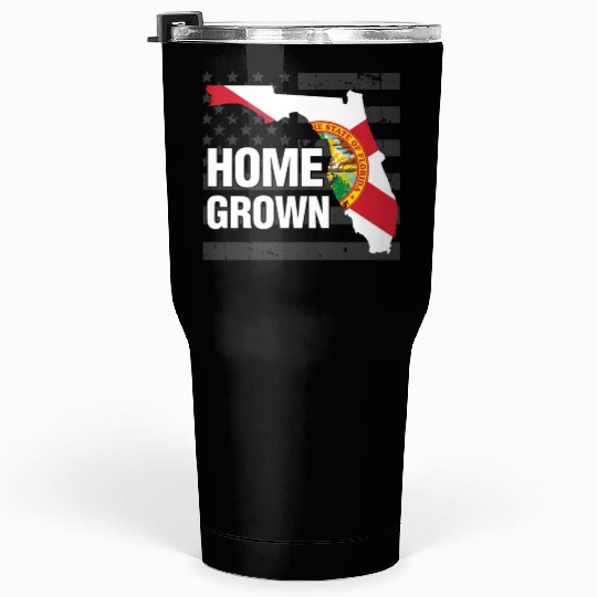Florida Homegrown American Flag Tumblers 30 Oz