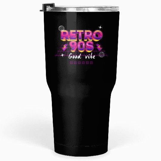 90s! - Synthwave/Retrowave/Vaporwave 90s Tumblers 30 Oz