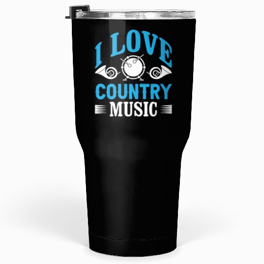 I love Country Music Tumblers 30 Oz
