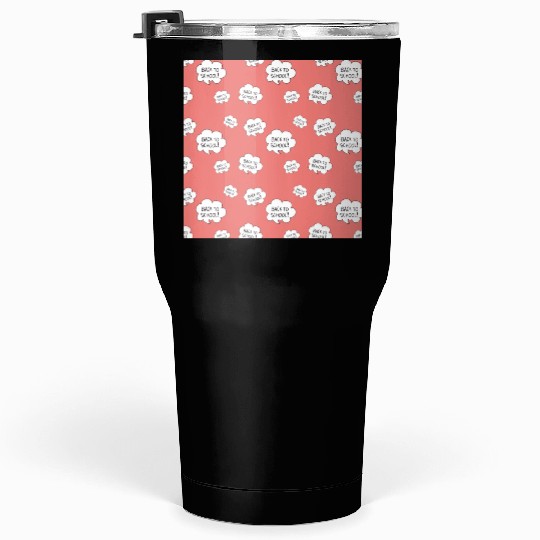 BACK TO SCHOOL SEAMLESS PATTERN Tumblers 30 Oz