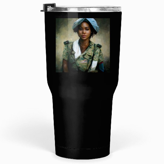 Beautiful US army combat medic painting Tumblers 30 Oz