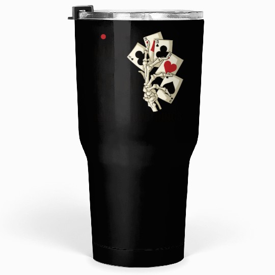 Poker Casino Poker Player Gambling Roulette Gift Tumblers 30 Oz