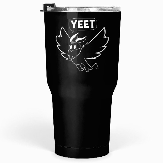 Mothman Yeet Cryptid Lover Funny Mothman Tumblers 30 Oz