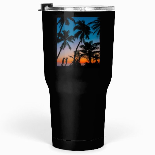 SWEETNESS OF DANCE -SUNSET IMAGE. Tumblers 30 Oz