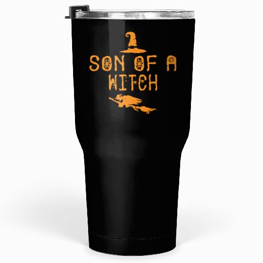 Son of a Witch Halloween Trick Or Treat Boys Wizar Tumblers 30 Oz