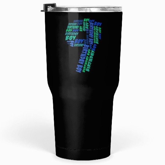 Birthday Boy 9th Birthday | Boys Birthday Tumblers 30 Oz |
