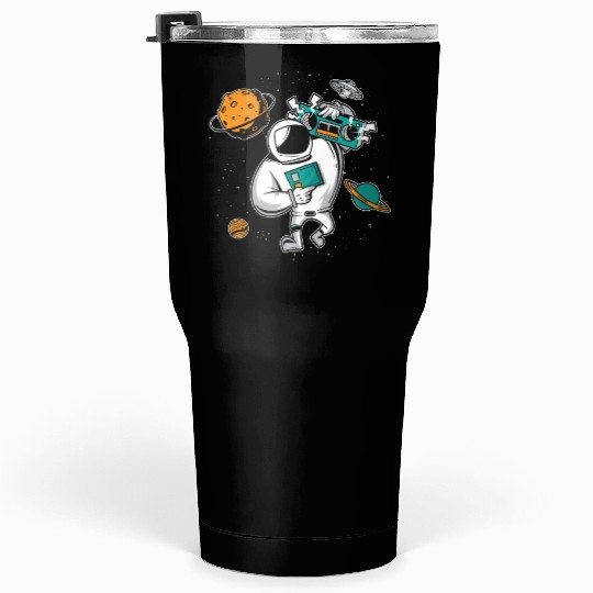 Astronomy Moon Music Lover Radio Space Universe Tumblers 30 Oz