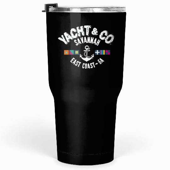 Yacht Co Savannah East Coast GA Tumblers 30 Oz