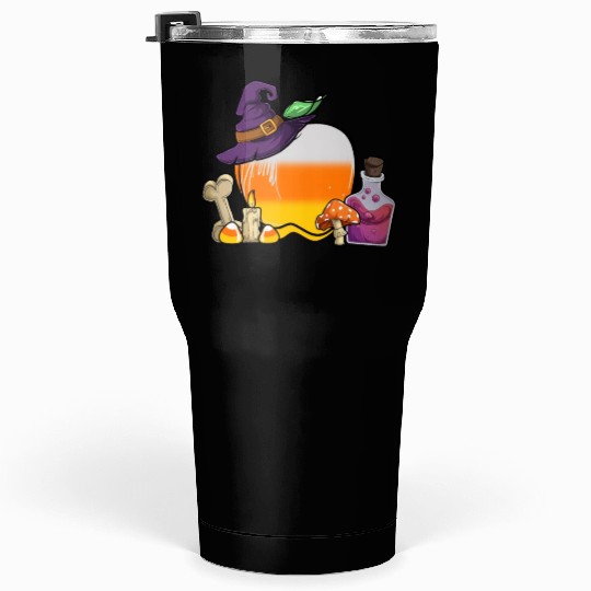 Halloween Candy Corn Apple Tumblers 30 Oz
