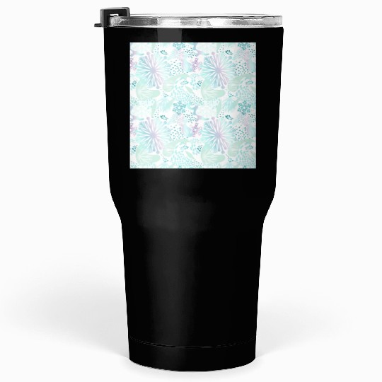 Abstract Winter Pattern Tumblers 30 Oz