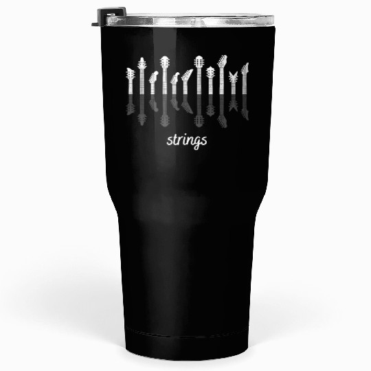 Guitar Strings Tumblers 30 Oz